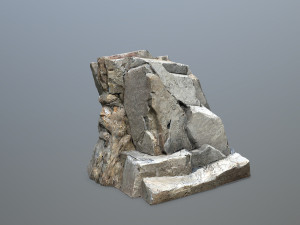 Face of the mountain 3D Model