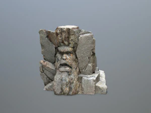 Face of the mountain 3D Model