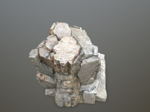 Face of the mountain 3D Model