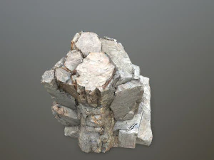Face of the mountain 3D Model