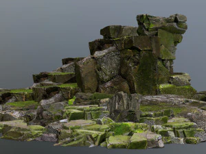 Rocce della foresta Modello 3D