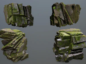 Forest rocks 3D Model