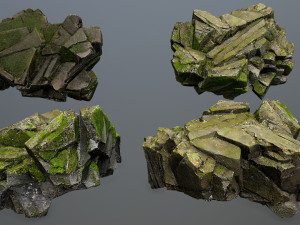 Forest rocks 3D 模型
