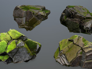 Forest rocks 3D 模型