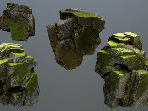 Forest rocks 3D 模型