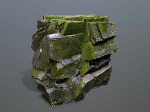 Forest rocks 3D 模型