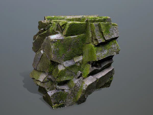 Forest rocks 3D Model