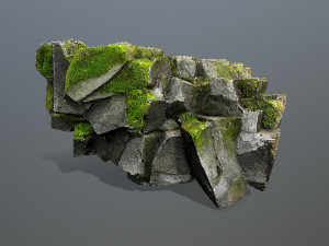 Forest rocks 3D 模型