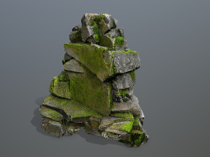 Forest rocks 3D 模型