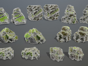 Forest rocks 3D 模型