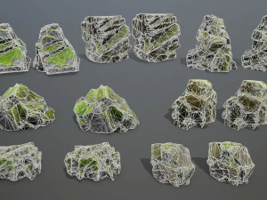 Forest rocks 3D Model