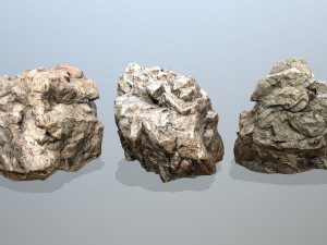 Desert rocks 3D Model