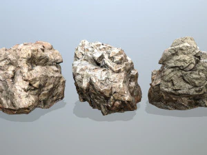 Desert rocks 3D Model