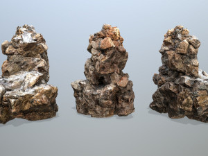 Desert rocks 3D Model