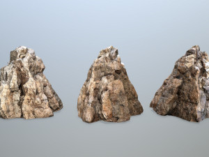 Desert rocks 3D Model