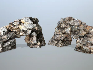 Desert rocks 3D Model