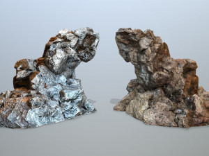 Desert rocks 3D Model