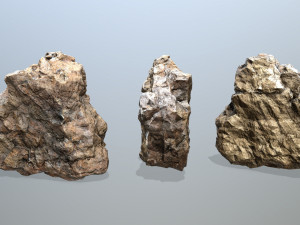 Desert rocks 3D Model