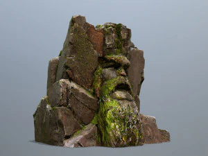 Face of the mountain 3D Model
