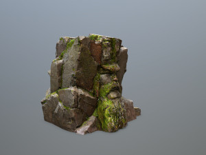 Face of the mountain 3D Modell