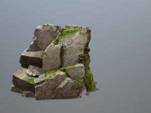 Face of the mountain 3D Modell