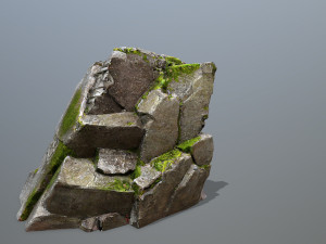 Face of the mountain 3D Modell