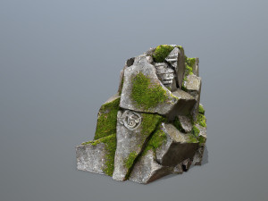 Face of the mountain 3D Modell