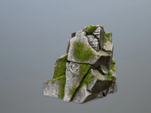 Face of the mountain 3D Model