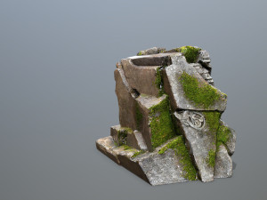 Face of the mountain 3D Modell