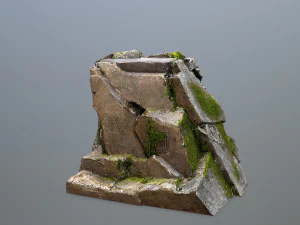 Face of the mountain 3D Model
