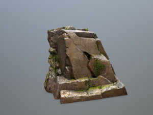 Face of the mountain 3D Modell