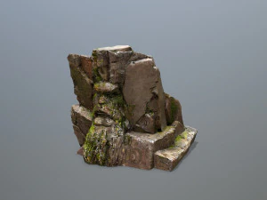 Face of the mountain 3D Model