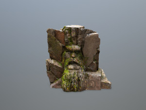 Face of the mountain 3D Modell