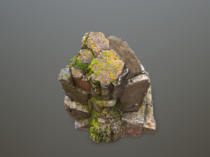 Face of the mountain 3D Modell