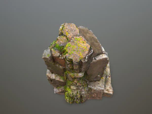 Face of the mountain 3D Model
