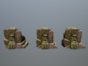 Face of the mountain 3D Modell