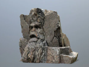 Face of the mountain 3D Model