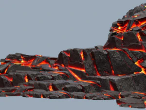 Rocas de lava Modelo 3D