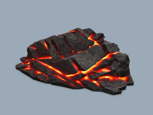 Lava rocks 3D Модель