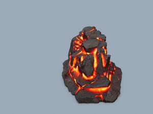 Lava rocks 3D Model