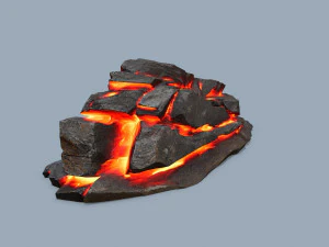 Lava rocks 3D Model