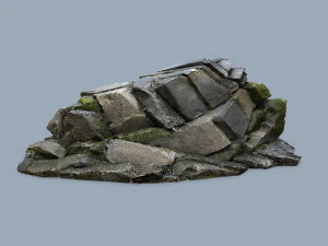 Forest rocks 3D Model