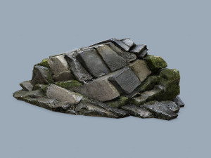 Forest rocks 3D Model