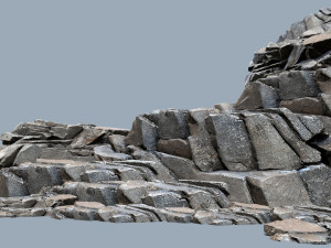 Cliff rocks 3D Model