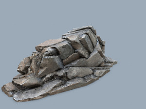 Cliff rocks 3D Model