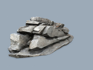 Cliff rocks 3D Model