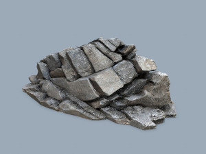 Cliff rocks 3D Model
