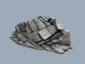Cliff rocks 3D Model