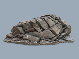 Desert rocks Model 3D