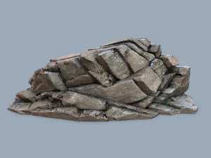 Desert rocks 3D Model